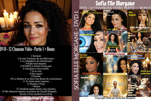 DVD 12 CHANSONS VIDÉO PARTIE 1 PLUS BONUS