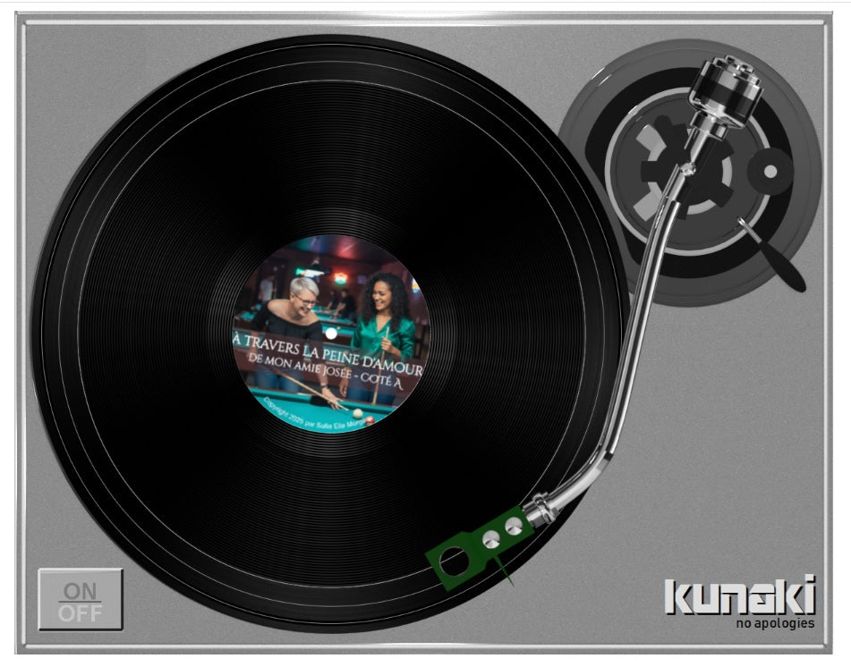 EP VINYLE 12 POUCES NOIR - À TRAVERS LA PEINE D_AMOUR DE MON AMIE JOSÉE - 89,99 $