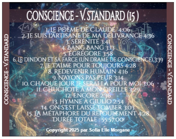 CD Conscience – Version Standard — 29,99 $