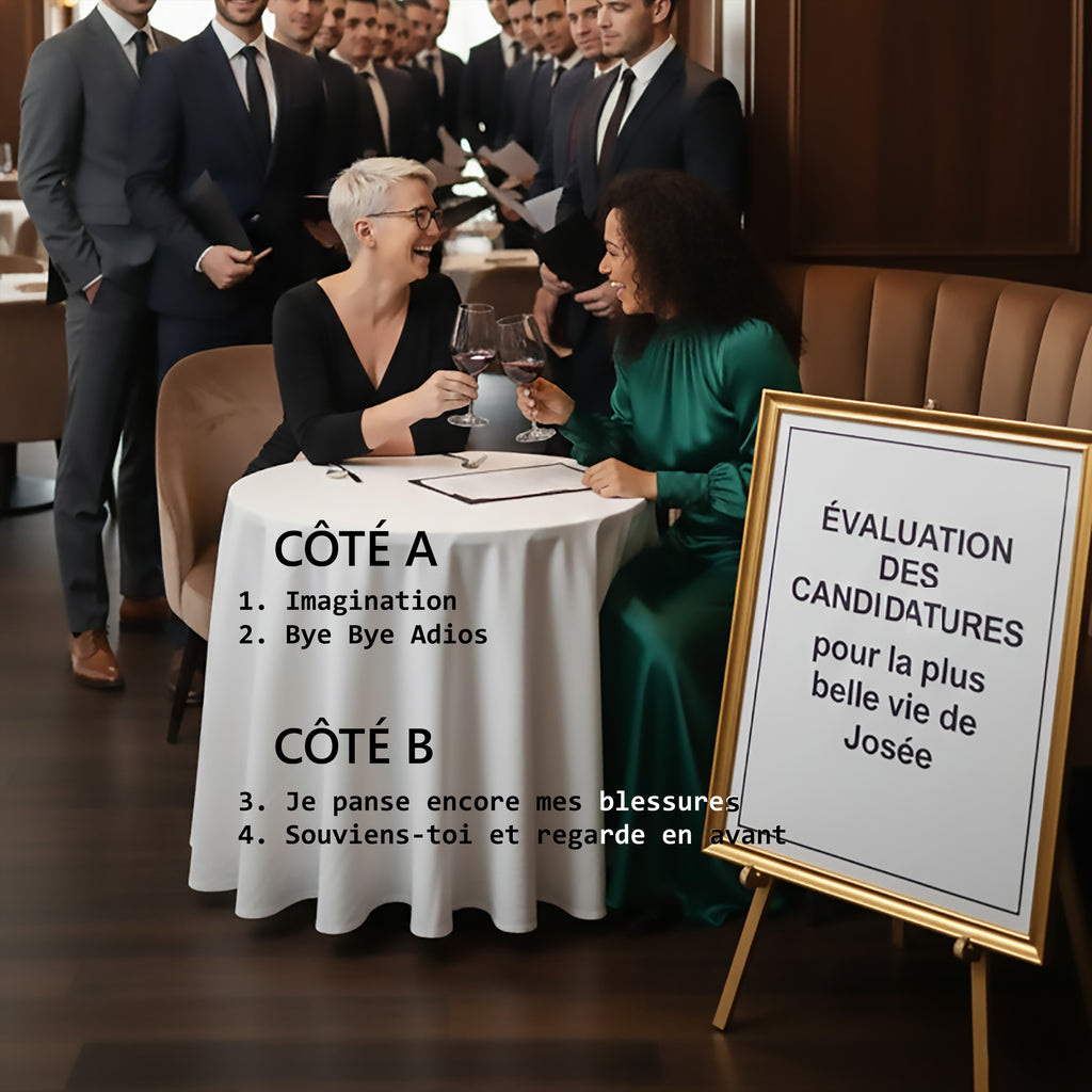 EP VINYLE 12 POUCES NOIR - À TRAVERS LA PEINE D_AMOUR DE MON AMIE JOSÉE - 89,99 $